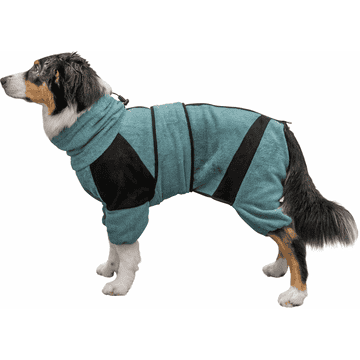 Combinaison et peignor pour chiens