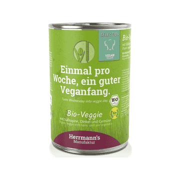 Leicht & Vegan Bio Veggie mit weisser Süsslupine, Dinkel und Gemüse
