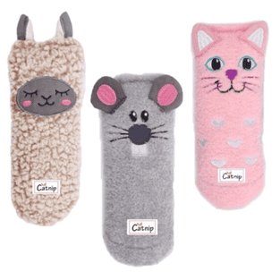 2 x Katzen-Kuschelsocke
