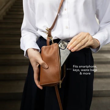The Companion - Leather Dog Walking Pouch