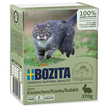 Cat Bouchées en sauce avec lapin