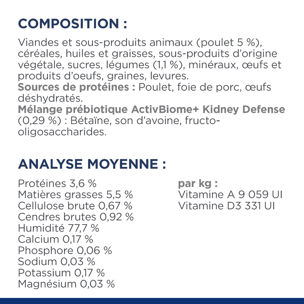 Canine k/d Kidney Care Chicken Stew - Dose