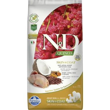 Canine Adult all Breeds Quinoa Skin & Coat  Caille, Coco