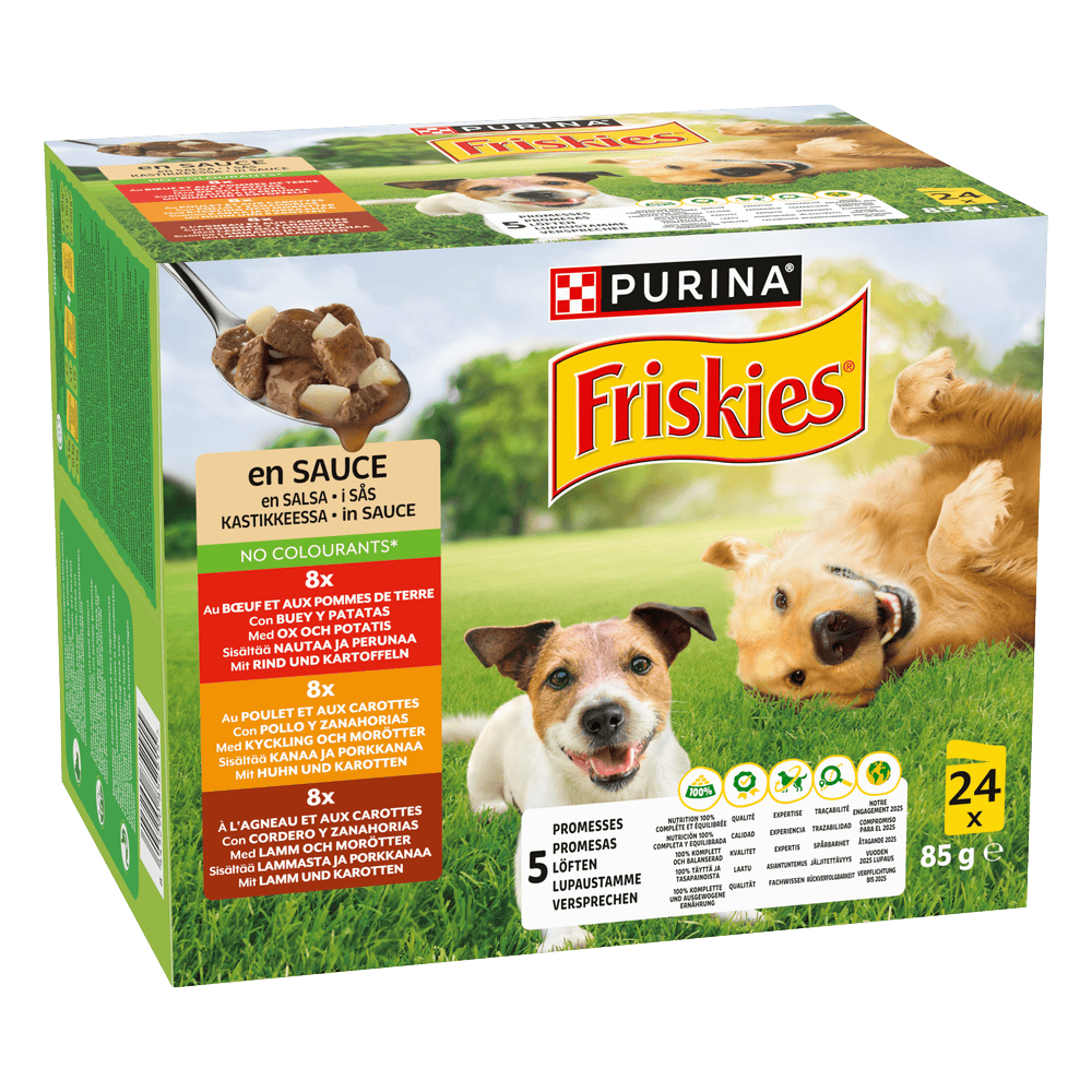 Dog Adult in Sauce, Rind, Huhn, Lamm und Gemüse