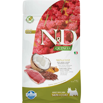 Canine Adult Mini Quinoa Skin & Coat Ente, Kokos
