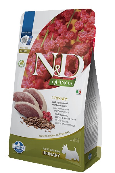 Canine Adult Mini Quinoa Urinary canard &amp; cranberry
