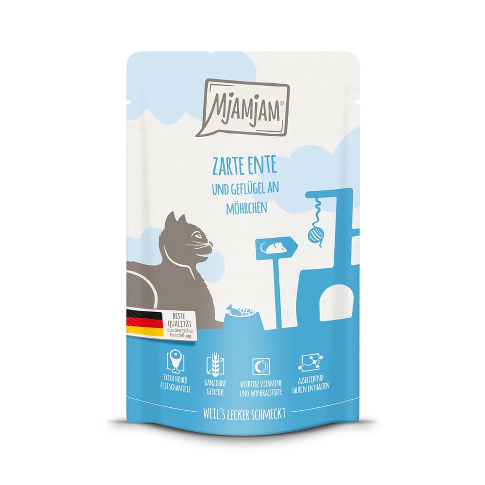 Zarte Ente & Geflügel an leckeren Möhrchen