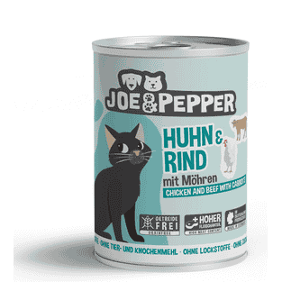 Cat Huhn & Rind mit Möhren