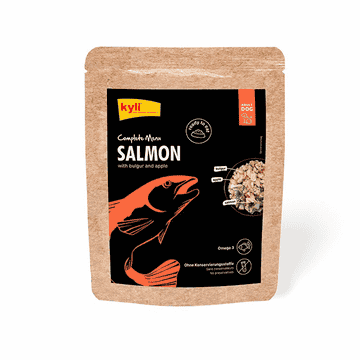 Complete Menu Salmon with Bulgur and Apple