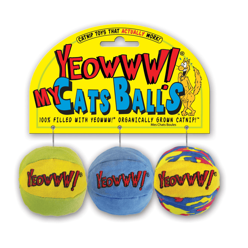 Boules My Cats Balls Yeowww avec menthe des chats