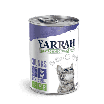 Bio Chunks au poulet et à la dinde pour chats - boîte