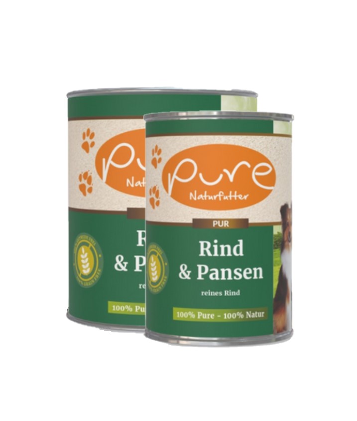 Menu pour chien Bœuf avec panse