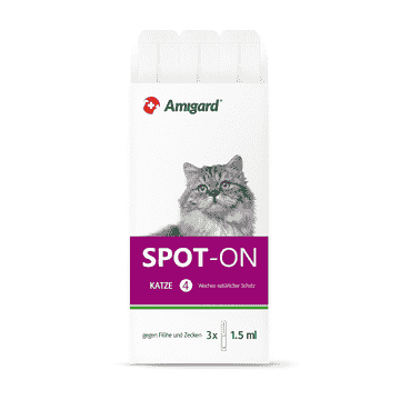 Spot-on Floh- und Zeckenschutz Katze