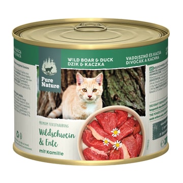 Cat Adult Wildschwein & Ente mit Kamille