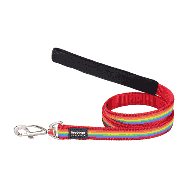 Laisse Design Rainbow Red