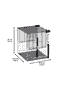 Cage pour rongeurs Multipla gris