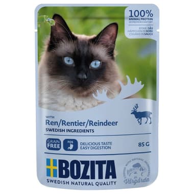 Cat Sachets Bouchées en sauce avec renne