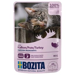 Cat Sachets Bouchées en sauce avec dinde
