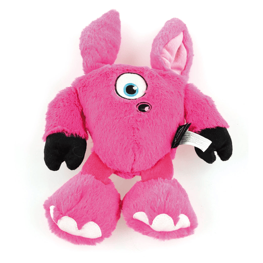 swisspet Hundespielzeug Pinky Monster, S, L = 18cm, mit Quietscher & Raschel