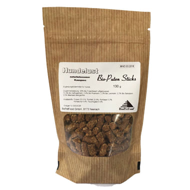 Bâtonnets de dinde biologique