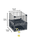 Cage pour rongeurs Multipla gris
