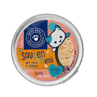 "Saucen Menü" Kitten - Pute & Kürbis (dinde & courge)