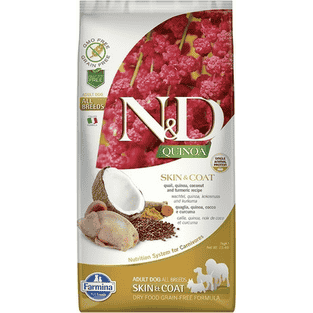 Canine Adult all Breeds Quinoa Skin & Coat Wachtel, Kokos