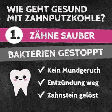 Zahnputzkohle Katze