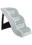 Escalier en plastique gris clair
