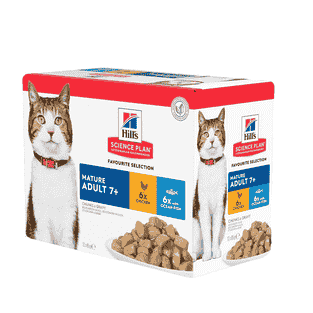 Feline Favourite Selection Mature Adult 7+ - Frischebeutel