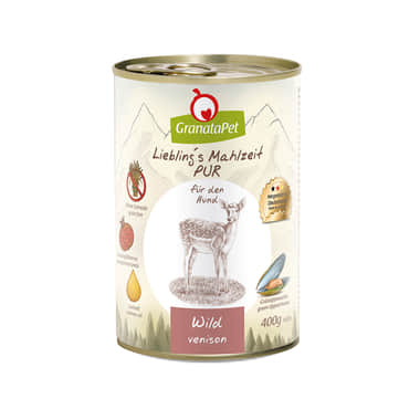 Hund - Liebling's Mahlzeit PUR Wild