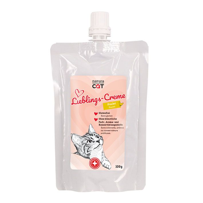 Crème favorite pour chats