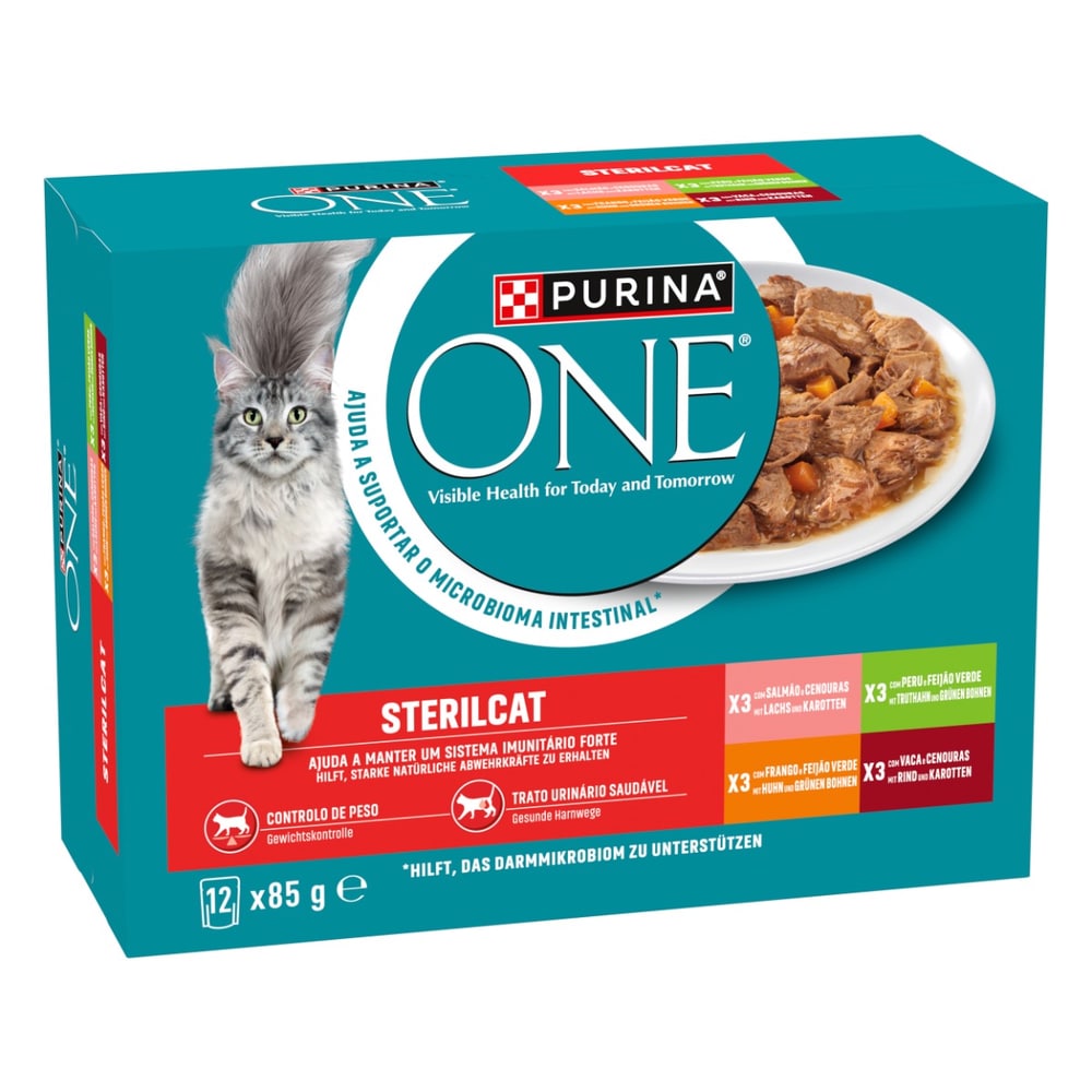 Sterilcat Lachs, Huhn, Truthahn & Rind