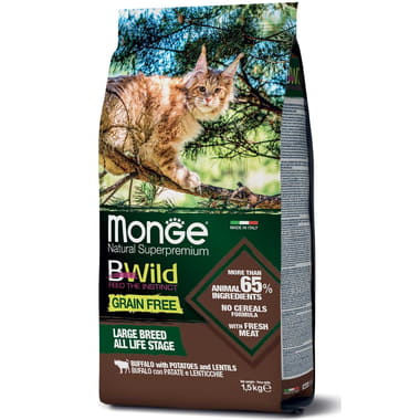 Grain Free Large Breed All Life Stage Büffel