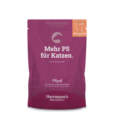 Selection Pferd mit Karotte und Kokosflocken