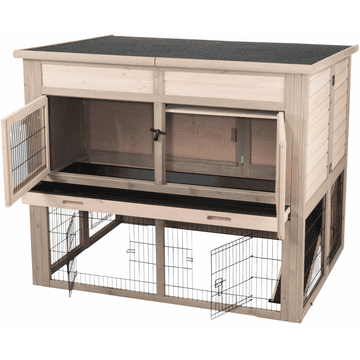 Natura small animal hutch XL with thermal insulation