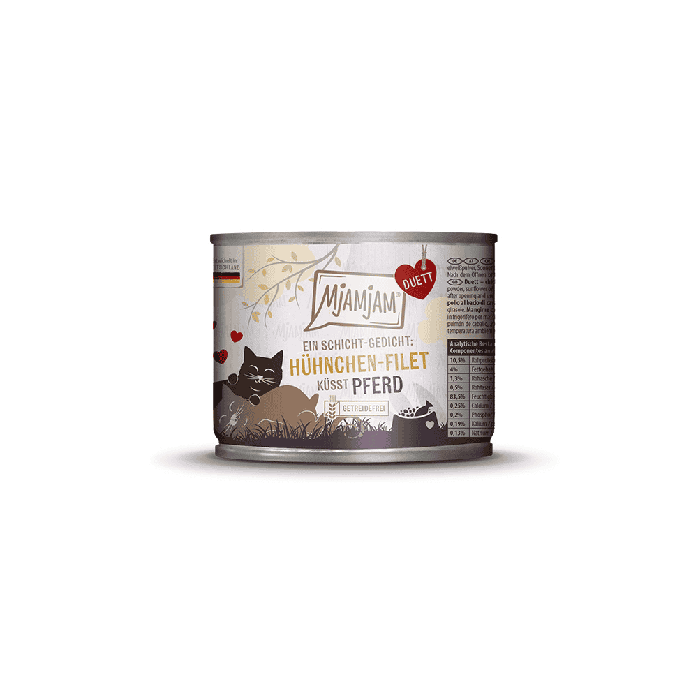 Duett - Hühnchen-Filet küsst Pferd (poulet embrasse un cheval)