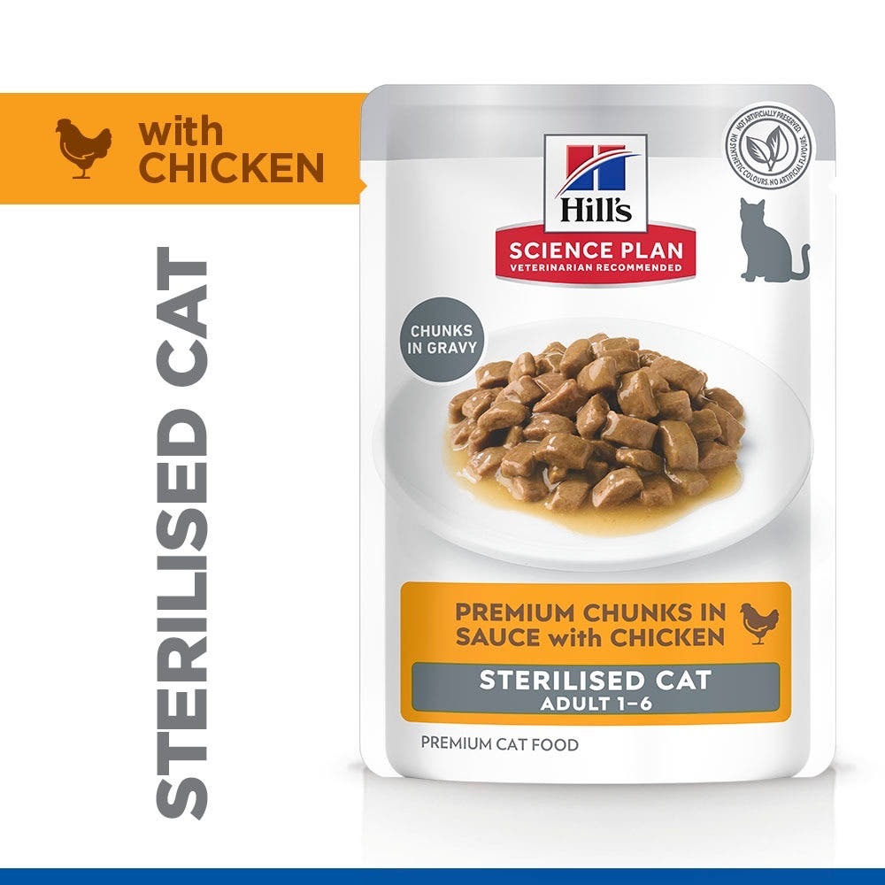 Feline Sterilised Cat Chicken - Sachets