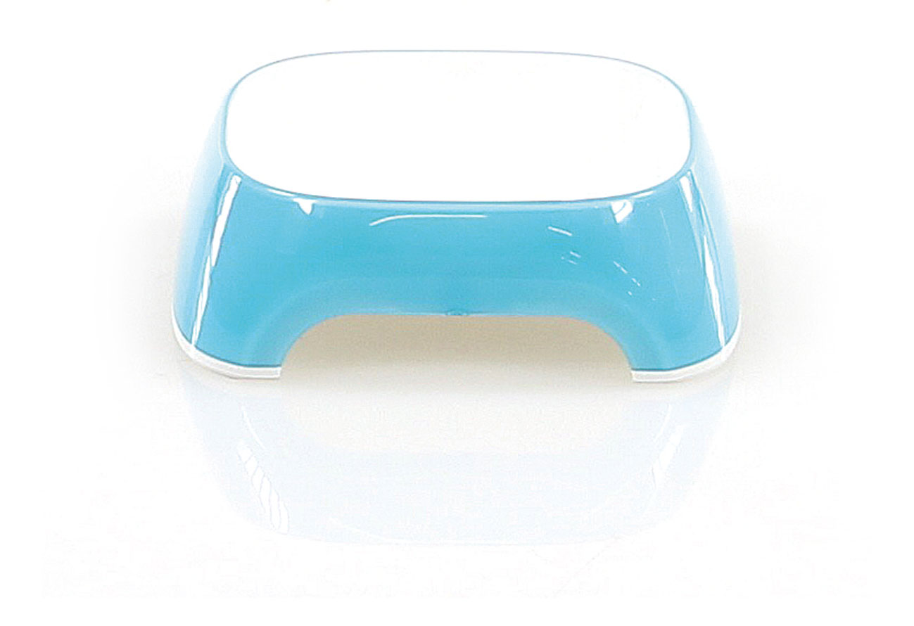swisspet écuelles en plastique large, bleu clair, 1.2l