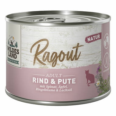 Feline Ragout Adult Rind & Pute mit Spinat