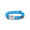 Collier Design White Stars on Turquoise