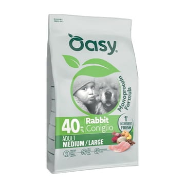 Dry Dog Rabbit One Animal Protein Adult Medium/Large Breed