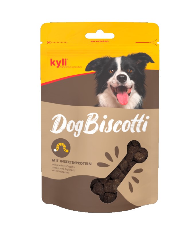 DogBiscotti with insect protein