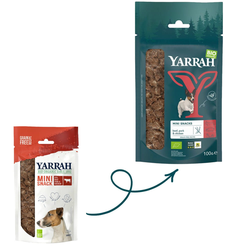 Organic mini snack for dogs