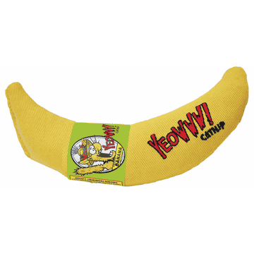 Banane gefüllt mit Catnip