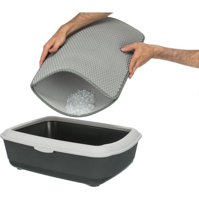 Litter mat for litter boxes