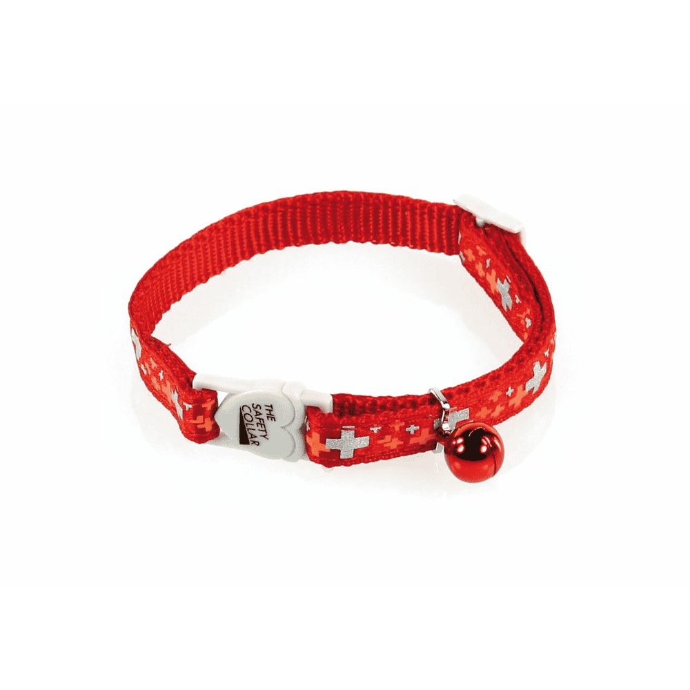 SwissLine cat collar reflective 10 mm / 20 - 30 cm
