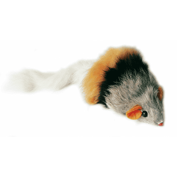 Jouet pour chats swisspet, souris en fourrure colorée