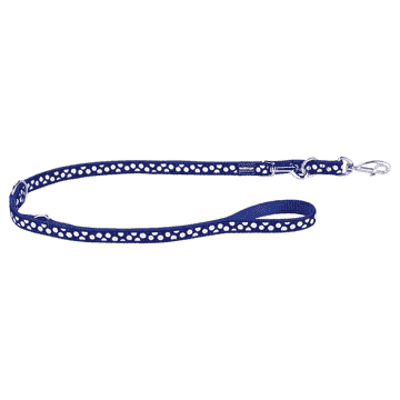 Leashes Design White Spots on Navy