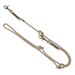 BE NORDIC Laisse d'extension sable/ noir